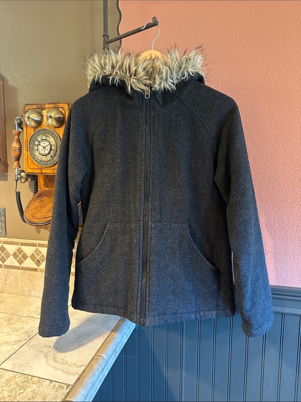 Carhart Women’s Wool Coat with Quilted Lining